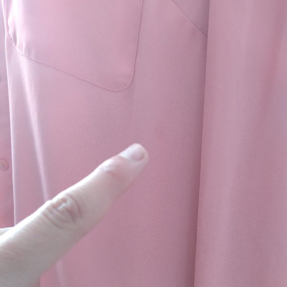 Style & Co long sleeve button up top - Picture 4 of 6